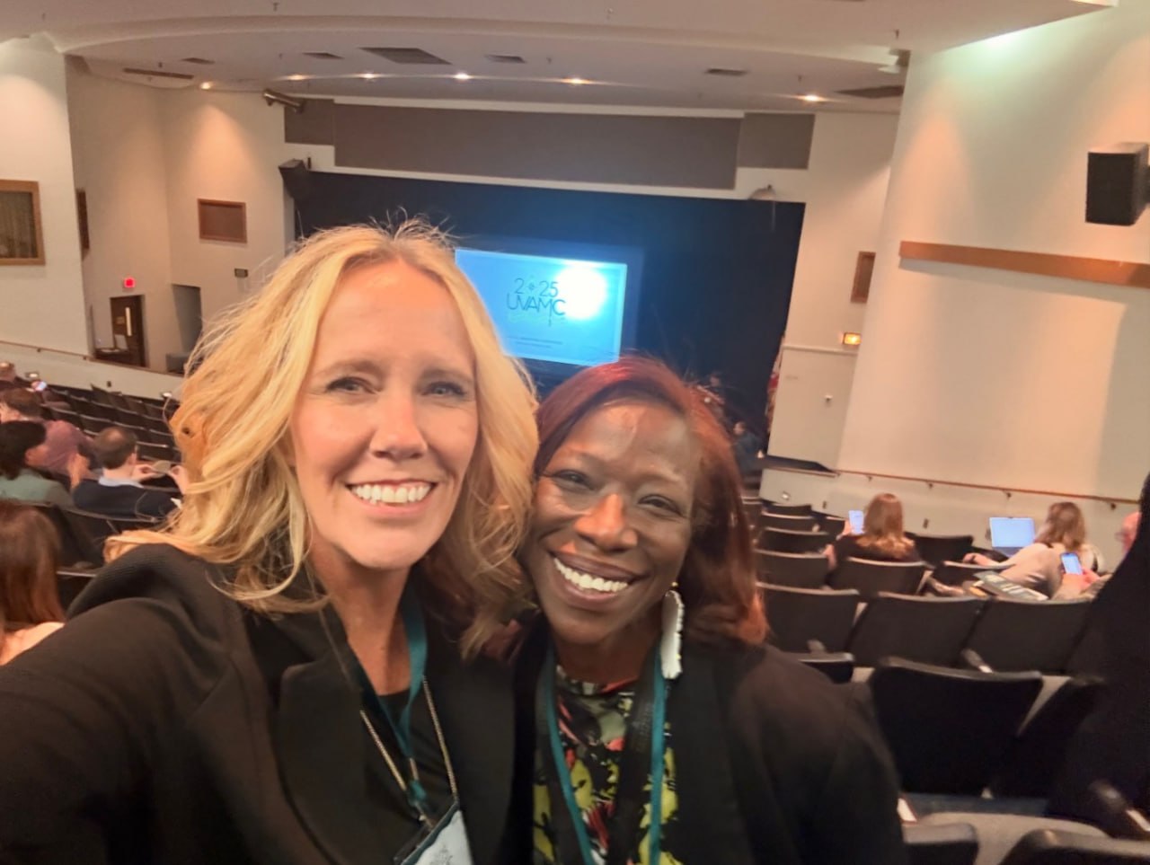 Shawna with attendee
