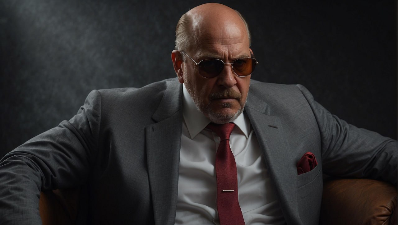 Serious businessman in suit representing tax strategy for small business