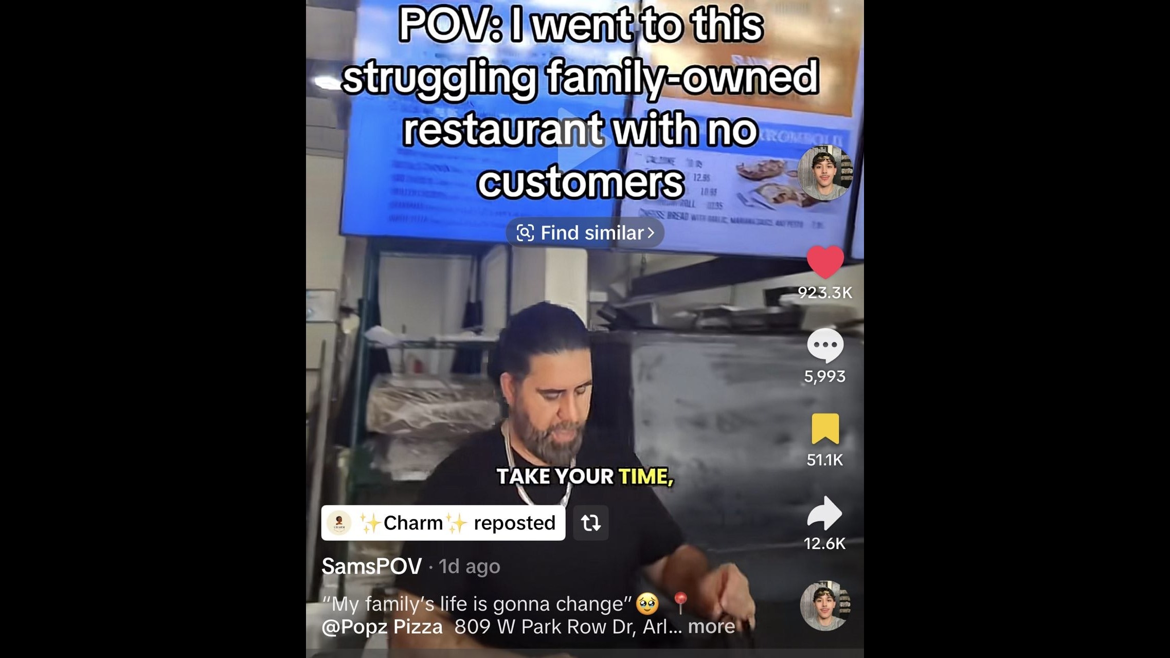 Fresh pizza from a small family-owned restaurant wood-fired oven